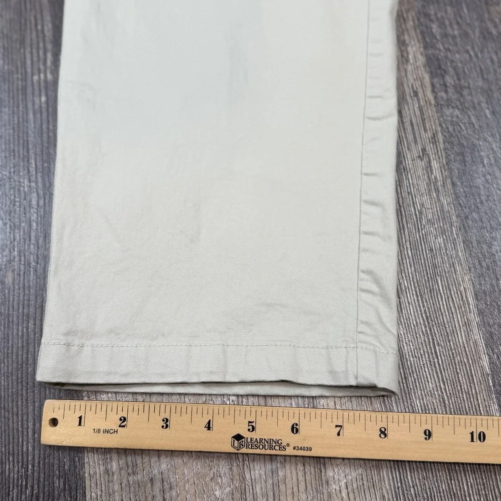 Lee X-Treme Comfort Men Khaki Chino Pants 42x32* Beige Stretch Casual Flat Front